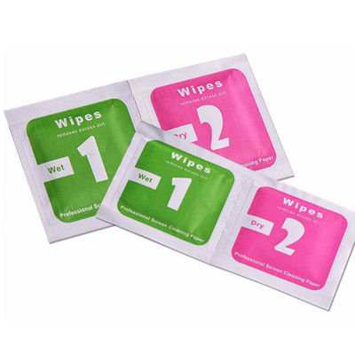 Papier Plastic Type Wet Dry Lens Reiniging Wet Wipes Op maat van uw specificaties