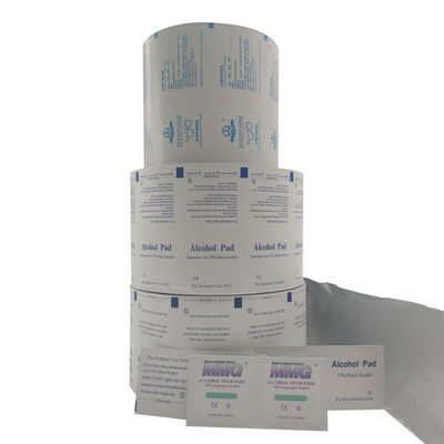 Aluminiumfolie papieren rol voor op maat gemaakte grootte Lens Reiniging natte doekjes Sachet verpakking