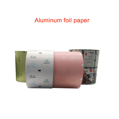 Aluminiumfolie papieren rol voor op maat gemaakte grootte Lens Reiniging natte doekjes Sachet verpakking