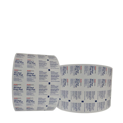 Aluminiumfolie papieren rol voor op maat gemaakte grootte Lens Reiniging natte doekjes Sachet verpakking
