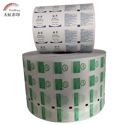 Medische apparaten en instrumenten Aluminiumfolie voor alcoholprep pads Verpakking