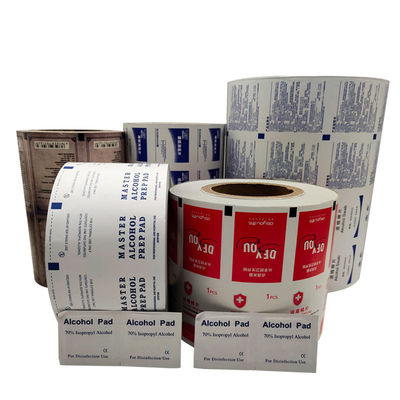 Eenmalig medisch aluminiumfoliepapier voor alcoholprep pad