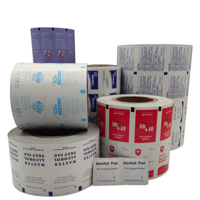 Eenmalig medisch aluminiumfoliepapier voor alcoholprep pad
