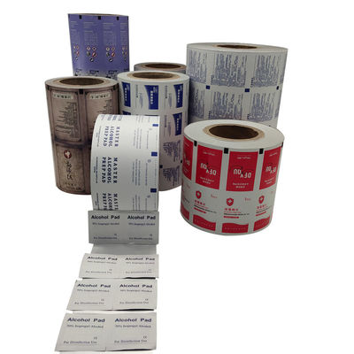 Eenmalig medisch aluminiumfoliepapier voor alcoholprep pad