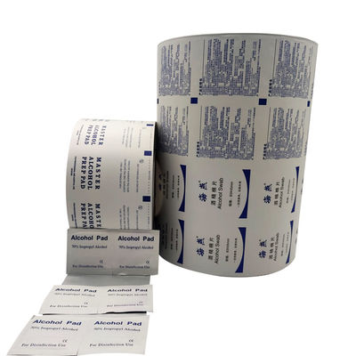 Eenmalig medisch aluminiumfoliepapier voor alcoholprep pad