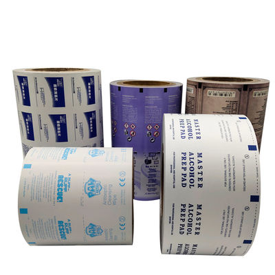 Medisch aluminiumfoliepapier voor alcohol antiseptische doekjes in 1-9 kleuren