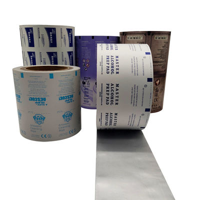 Pharmaceuticals Aluminiumfoliepapier voor alcoholprep pad Glassen 1-9 kleuren