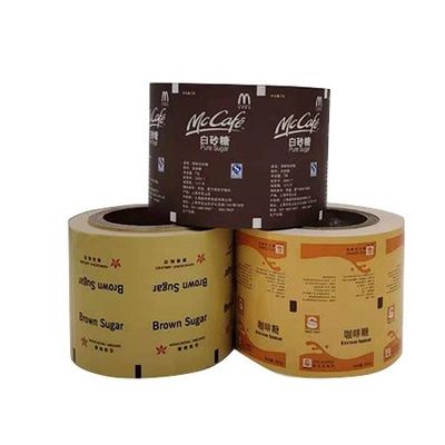 Gepersonaliseerde grootte PE-gecoate papierrol voor suiker/zout/koffie/noten/peperverpakkingen