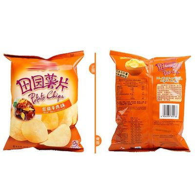 Tot 9 kleuren Banana Chips Verpakkingszak voor lazen Aardappelchips Duurzaam en aantrekkelijk