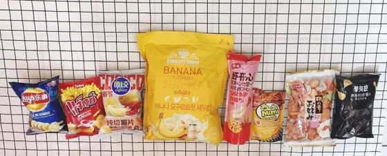 Tot 9 kleuren Banana Chips Verpakkingszak voor lazen Aardappelchips Duurzaam en aantrekkelijk