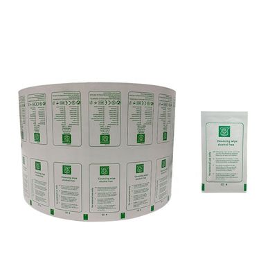 Gebruikbare reinigingsmiddelen Verpakking Aluminiumfolie composietpapier voor steriele alcoholprep pad/swab