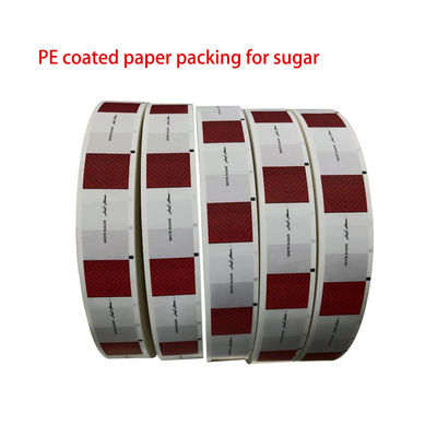 Flexografisch drukken van suikerbuis zoetstofzakje Verpakking in papier met PE-coated film