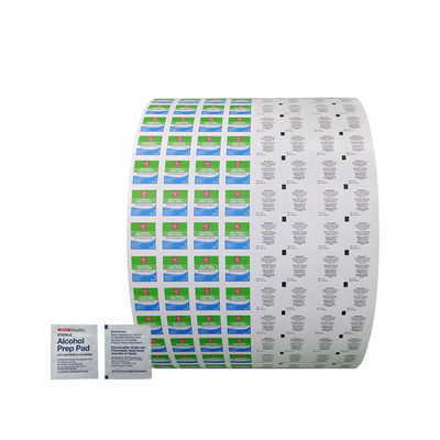 Kraftpapier BZK Antiseptische doek voor aluminiumfolie gelamineerde filmverpakkingsblokjes met alcohol
