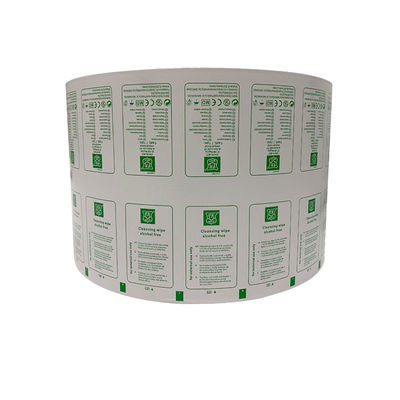 5x5cm Grootte Eenzijdige alcoholprep pads Verpakkingsmateriaal voor flexografisch drukwerk