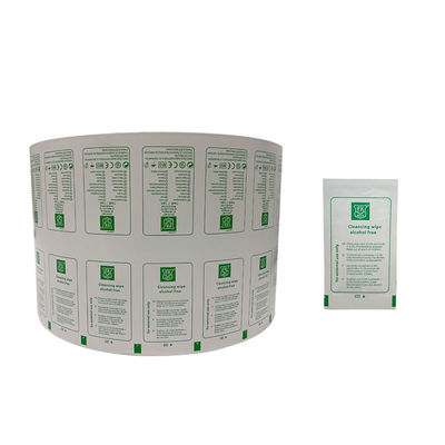 5x5cm Grootte Eenzijdige alcoholprep pads Verpakkingsmateriaal voor flexografisch drukwerk