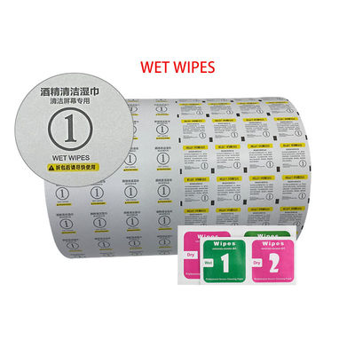 Aluminiumfolie gelamineerd papier voor alcoholprep pad/alcohol swab verpakking flexoprint