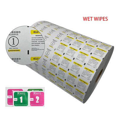 Aluminiumfolie gelamineerd papier voor alcoholprep pad/alcohol swab verpakking flexoprint