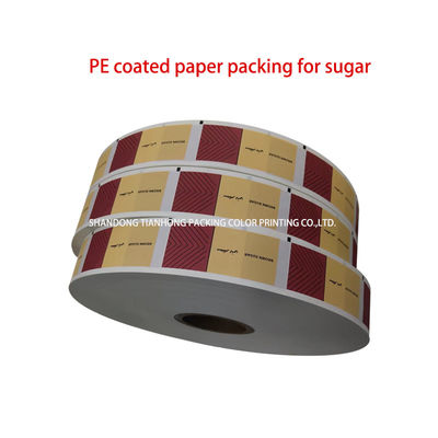 Speciaal papier voor peperverpakkingen Op maat gemaakt 58 g rollenvorm PE-gecoat papier