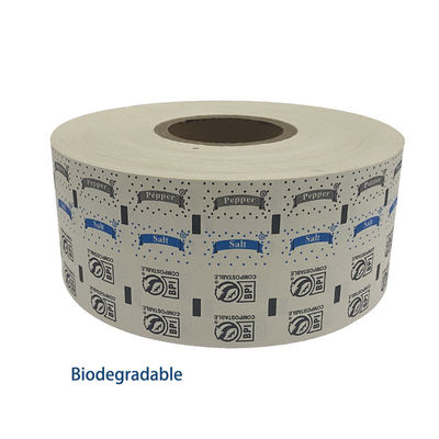 Zachte zoutverpakkingsfilmrol met flexografisch drukwerk PE-gecoat papier en zachte