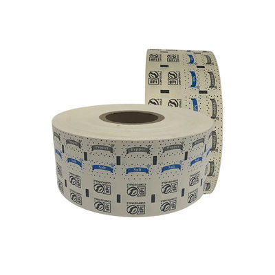 Eenzijdig bedekte verpakkingsrolletjes met suiker en zout op speciaal papier