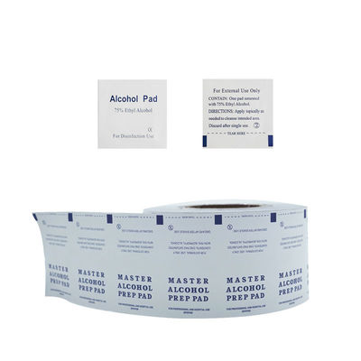 Pulping Type Mechanische pulp Aluminium folie film rollen voor 75% alcohol pad verpakking