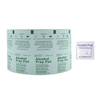 Pulping Type Mechanische pulp Aluminium folie film rollen voor 75% alcohol pad verpakking