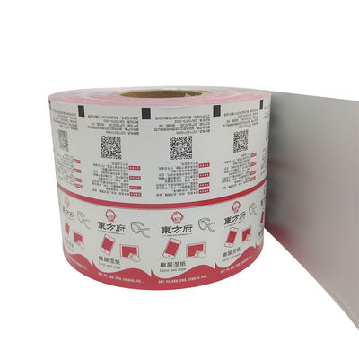 Waterdichte aluminiumfolie filmrolletjes voor het reinigen van glazen in alcoholprep pad verpakkingen