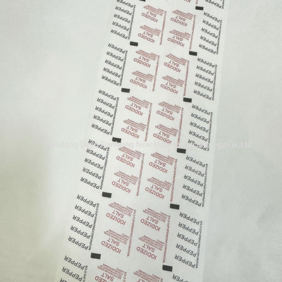 58 g Persoonlijk logo Verpakkingsfilmrol met gelamineerd materiaal en speciaal papier