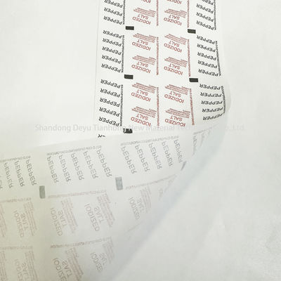58 g Persoonlijk logo Verpakkingsfilmrol met gelamineerd materiaal en speciaal papier