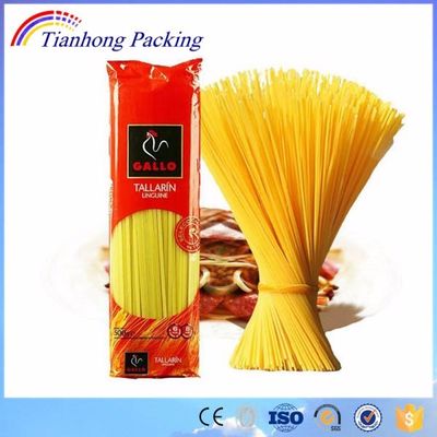 Spaghetti en fusilli spiraalvormige pastaverpakkingszakken met ISO9001 2008-certificering