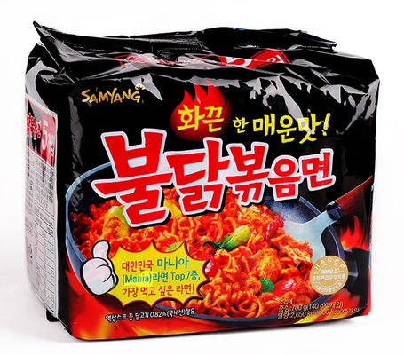 Instand Noodles Voedselverpakking Kleurenprinten Met En Gepersonaliseerd Logo