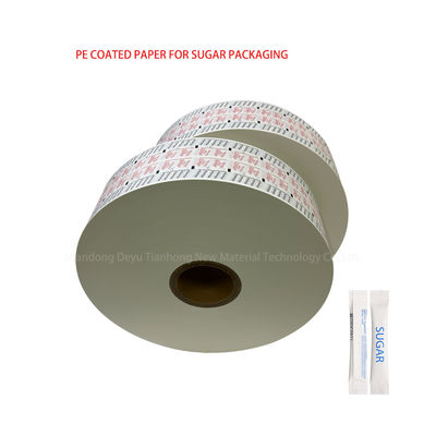 PE-gecoate verpakkingsfilmrol voor aangepaste logo zout- en peperverpakkingsmateriaal