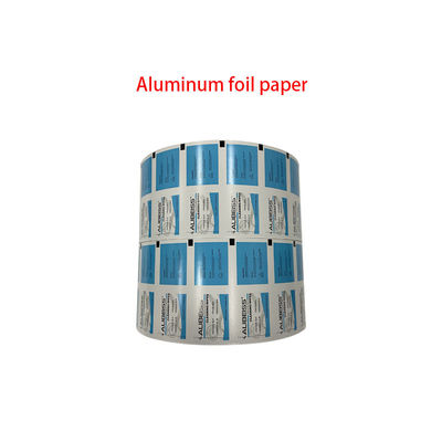Flexografisch gedrukt aluminiumfoliepapier voor iodendoeken in bulk