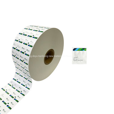 Op maat gedrukt 58GSM Verpakkingspapierrol Speciaal papier voor 5g suikerstokjes