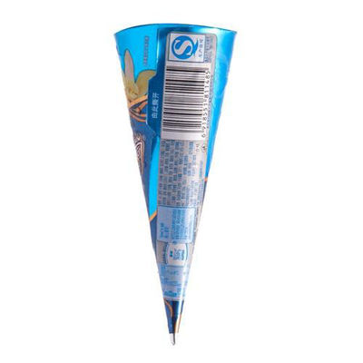 Waterdicht ijshoop kegel mouw zilver goud aluminiumfolie papier voor het reinigen van glazen