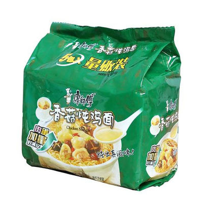 Instant Ramen Pack Noodles Verpakking Plastic Bags met Side Gusset Bag ISO9001 2015/CE