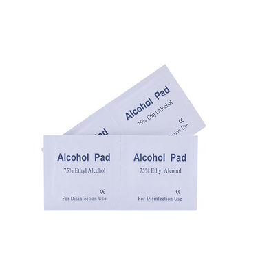 Flexografie Printing Laminated Aluminium PE Film voor Custom Logo Alcohol Prep Pads
