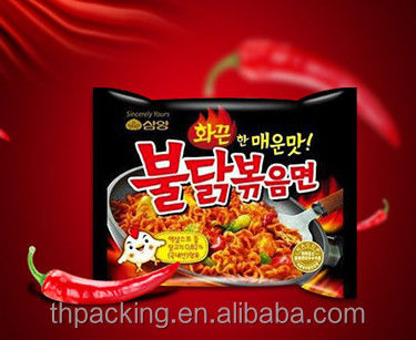 Bag met klep Nongshim Instant Noodles Packing Bag Logo Print en duurzaam materiaal