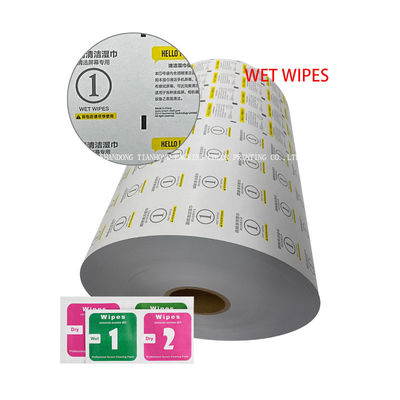 0-9 Afdruk van kleurcompositief papier Aluminiumfolie film voor nagelveegverpakking
