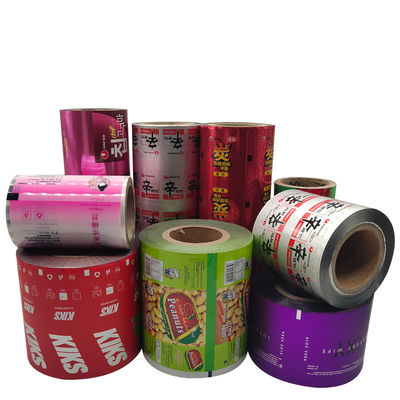 Voedselverpakkingsmateriaal van kunststof gelamineerde rolfilm met aluminiumfolie