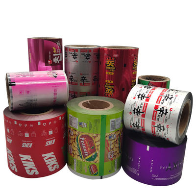 Voedselverpakkingsmateriaal van kunststof gelamineerde rolfilm met aluminiumfolie