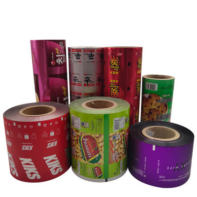 Voedselverpakkingsmateriaal van kunststof gelamineerde rolfilm met aluminiumfolie