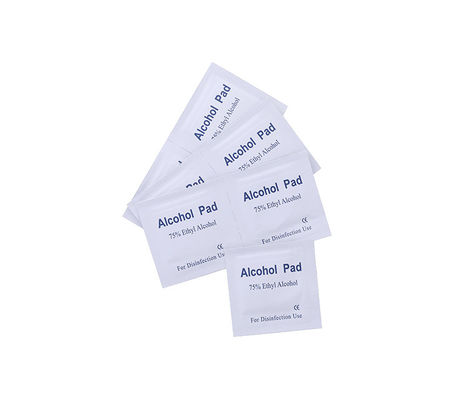 Flexografie Logo drukwerk Aluminium folie filmrol voor 75% alcohol Prep Pad