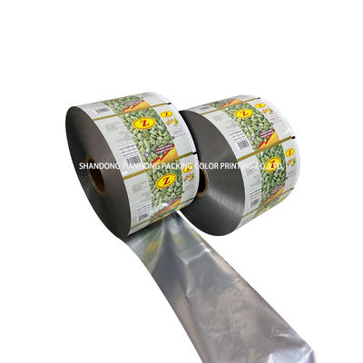 40-150 micron dikte aangepast logo gelamineerd CPP OPP aluminiumfolie voedselverpakkingsrollen films