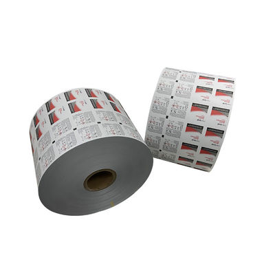 40 micron aluminium folie verpakkingsfilmrol voor Bzk-doekjes in PE LWC papier/PE structuur