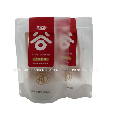 Plastic Zip Lock Silver Mylar Aluminium Foil Food Packaging Bags voor Custom Matt Light