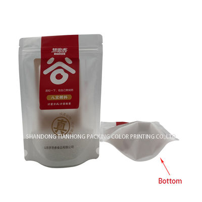 Plastic Zip Lock Silver Mylar Aluminium Foil Food Packaging Bags voor Custom Matt Light
