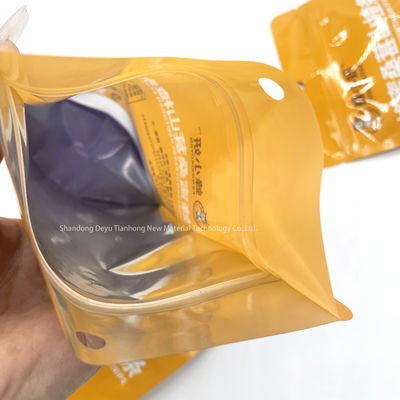 Op maat gedrukte rits top stand-up zak voor lucht- en waterdicht Eco-vriendelijke snacks