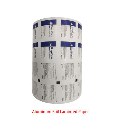 Op maat gedrukte aluminiumfolie papier gelamineerde filmrol met monster