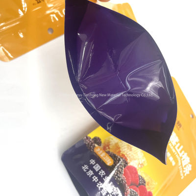 Op maat gedrukte rits top stand-up zak voor lucht- en waterdicht Eco-vriendelijke snacks